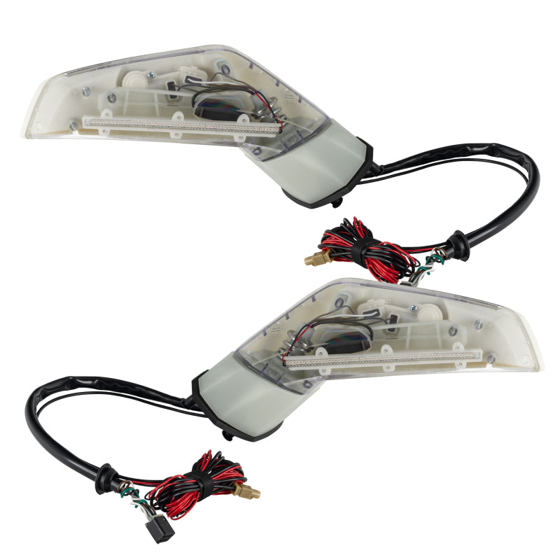 Oracle 05-13 Chevrolet Corvette C6 XM Concept Side Mirrors Unpainted No Color SEE WARRANTY 3902-504