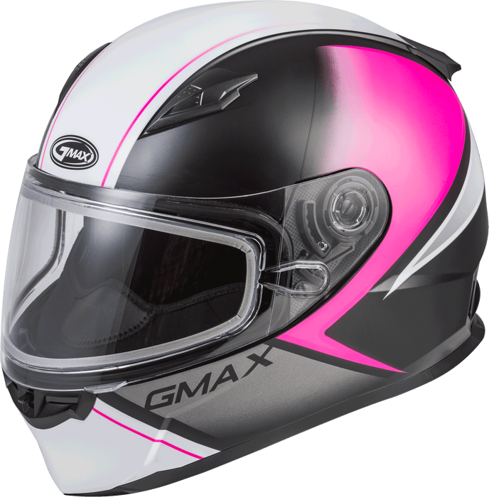 FF-49S Full-FACE Hail Snow Matte Black/Pink/White MD