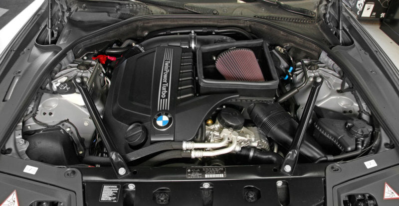 K&N 63-1132 Aircharger Intake Kit for BMW 535i L6-3.0L F/I, 2011-2016