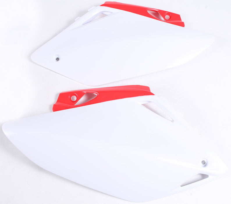 Acerbis Side Panel Set (Replica White/Red) for 07-08 Honda CRF450R