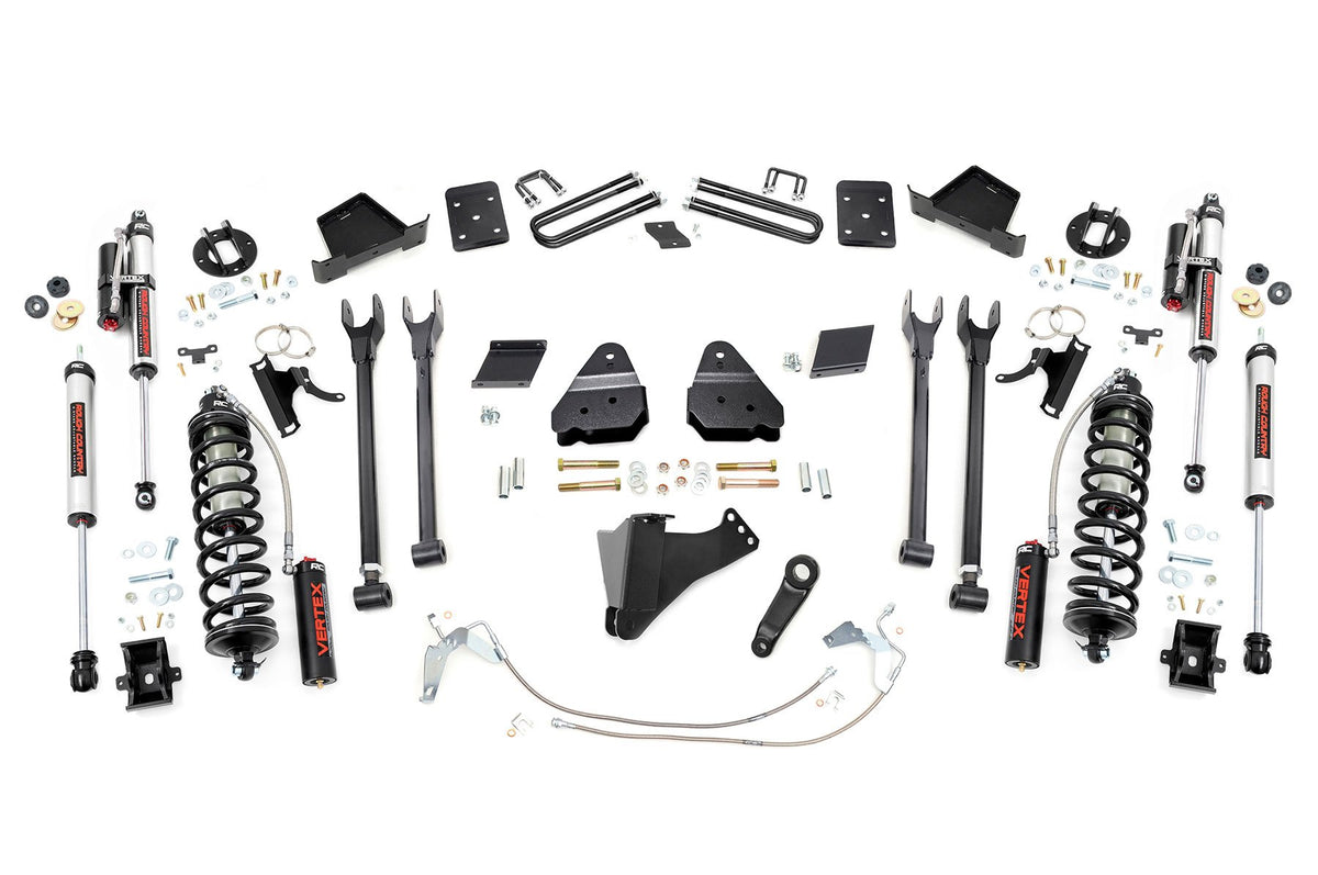 Rough Country 6 Inch Lift Kit 4-Link Ovld C/O Vertex Fits Ford F-250 Super Duty (11-14) 56559