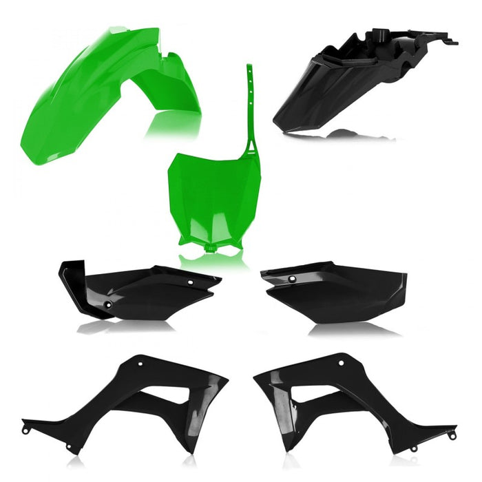 Acerbis Full Plastic Kit (Green/Black) For 19-23 Honda Crf110F 2861931089