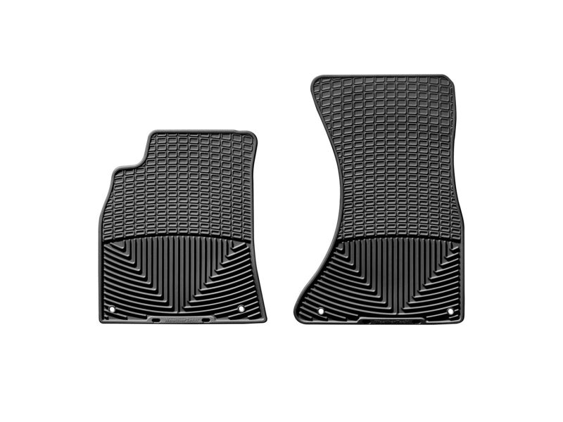 WeatherTech 09-13 Audi A4/A5 Front Rubber Mats Black W111