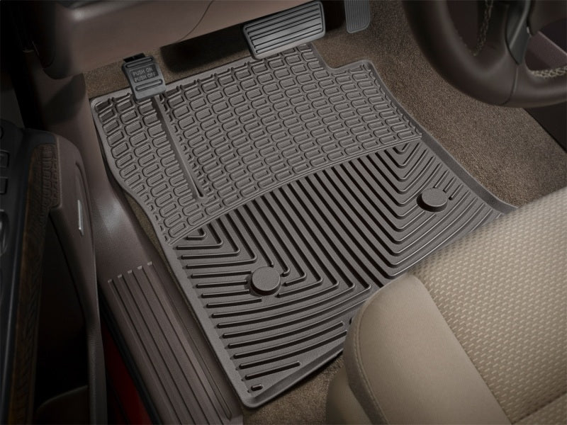 WeatherTech 2010-2014 Ford Taurus Front Rubber Mats Cocoa W238CO