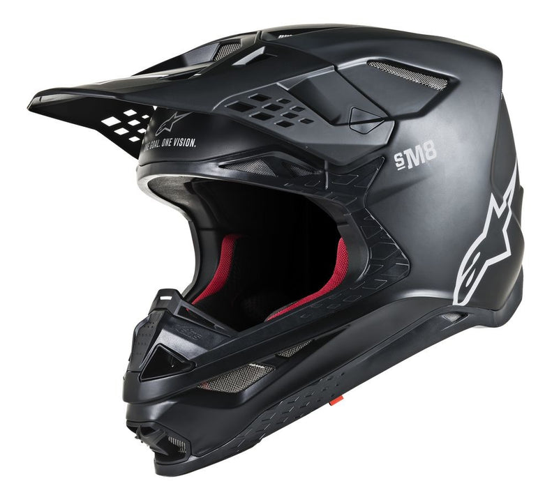 Alpinestars Supertech M8 Solid Helmet-Matte Black-S (8300719-110-SM)