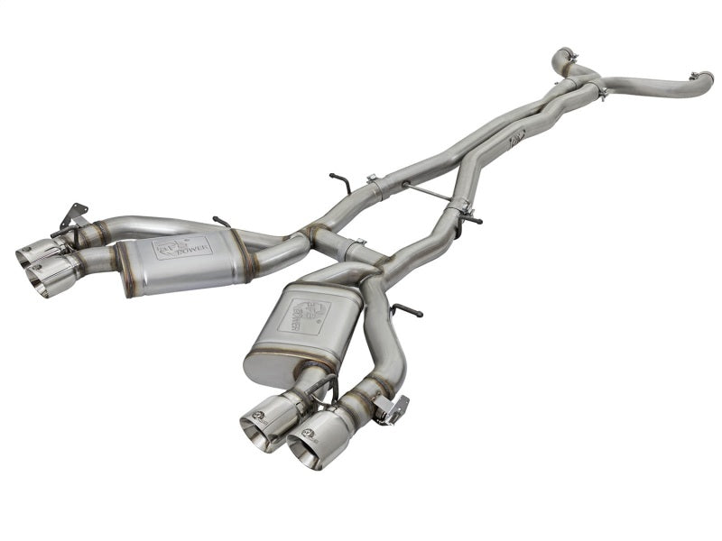 aFe MACHForce XP 3in 304 Stainless Steel Cat-Back Exhaust 16-17 Chevy Camaro SS V8-6.2L 49-34069-P