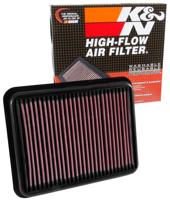 K&N Engine Air Filter: High Performance, Premium, Washable, Replacement Filter: 2015-2019 TOYOTA (Land Cruiser, Land Cruiser Prado), 33-3062