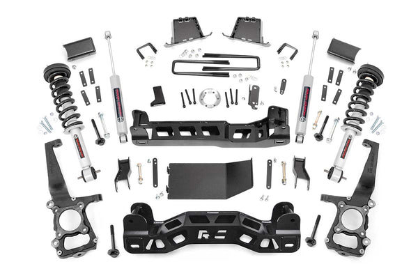 Rough Country 6 Inch Lift Kit N3 Struts Fits Ford F-150 4WD (2014) 57531