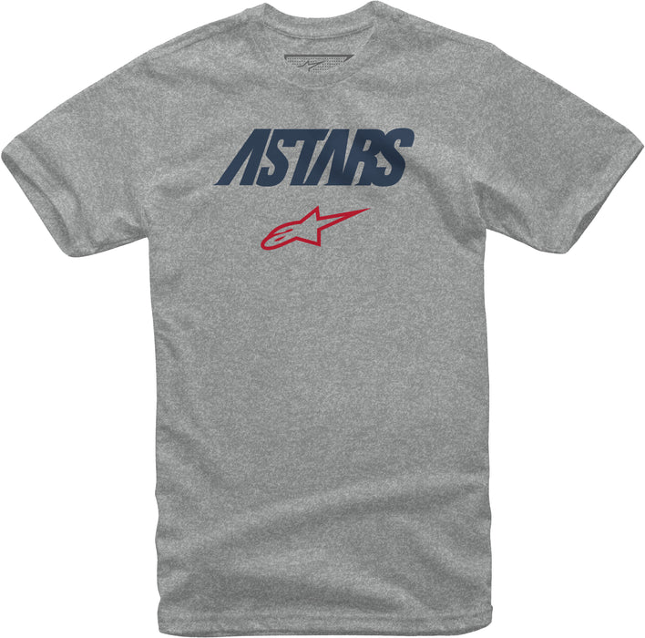 Alpinestars 1119-72000-1026-2X Angle Combo Tee Grey Heather 2X