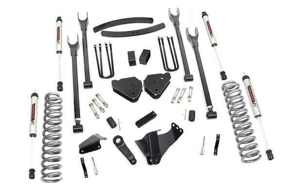 Rough Country 6 Inch Lift Kit Diesel 4 Link Ovlds V2 Fits Ford F-250/F-350 Super Duty (05-07) 58070