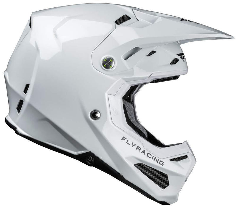 Fly Racing Formula Carbon Solid Helmet White Sm 73-4401S 73-4401-5