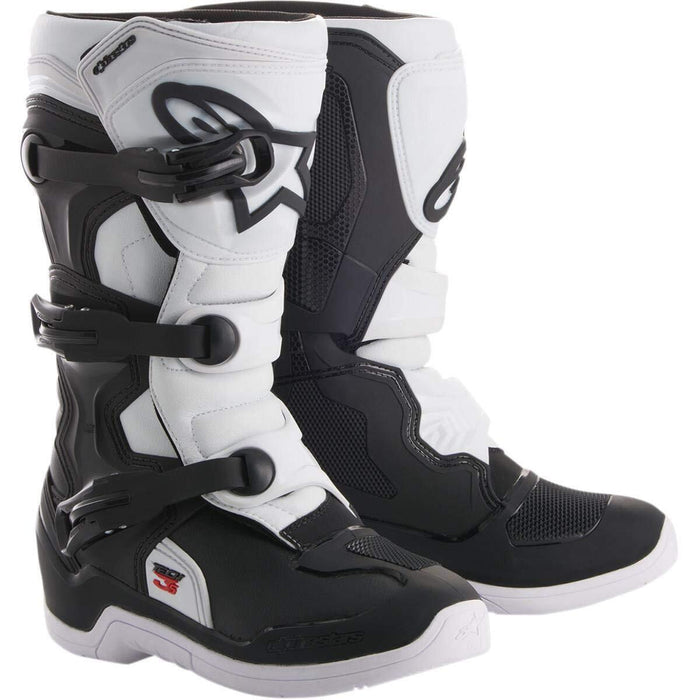 Alpinestars 2018 Tech 3S Boots 4 Black/White 2014018-12-4