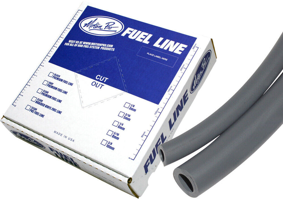 Motion Pro Tygon Grey 5/16" X 25' Premium Fuel Line 12-0033