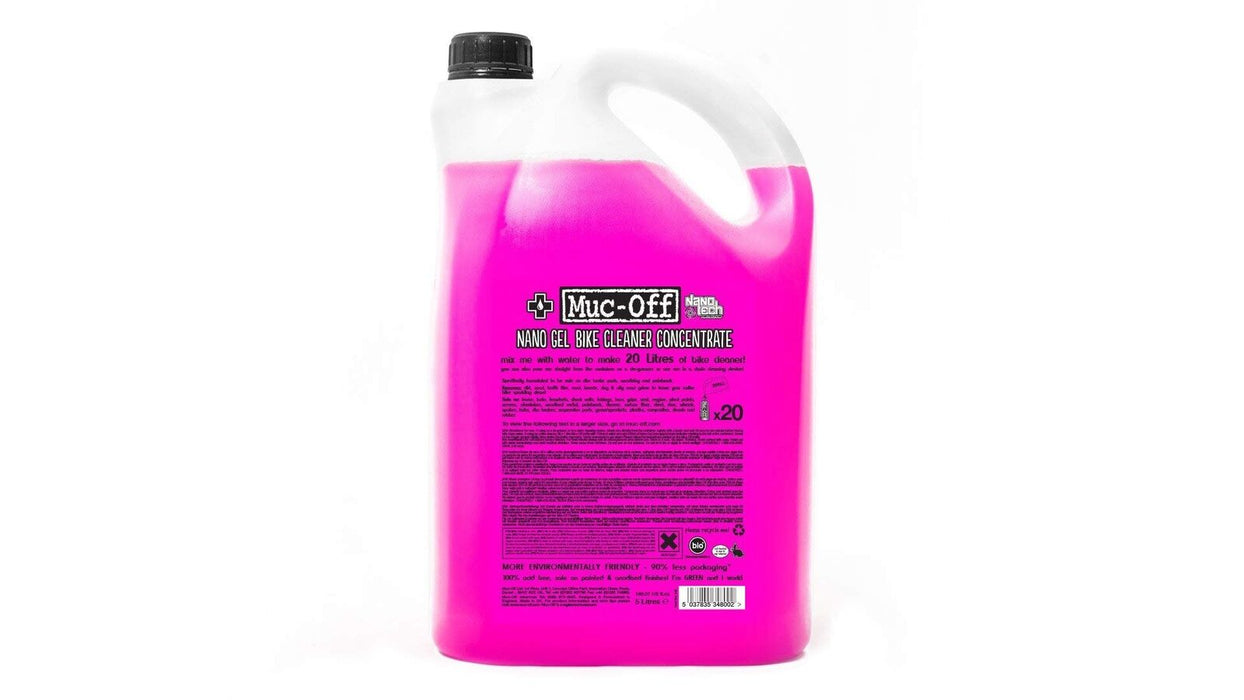 Muc-Off Bike Cleaner Concentrate, 5 Liter Fast-Action, Biodegradable Nano Gel