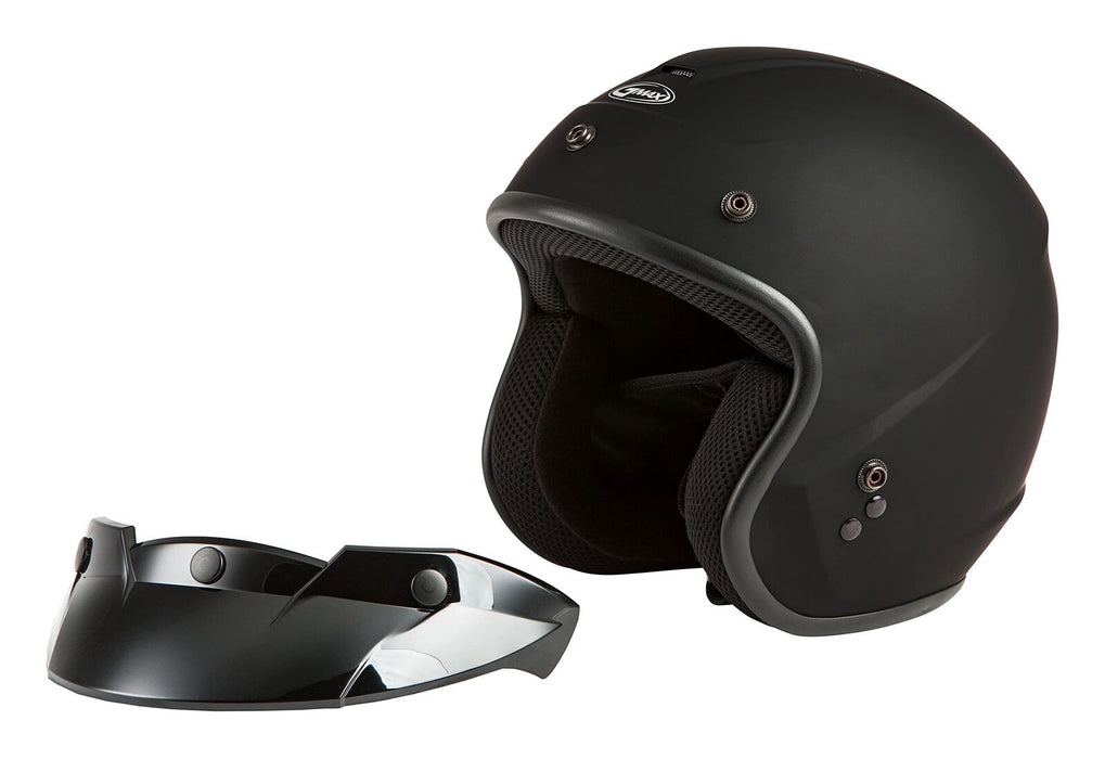 Gmax Of-2 Open-Face Helmet (Matte Black, Xx-Large) G1020078
