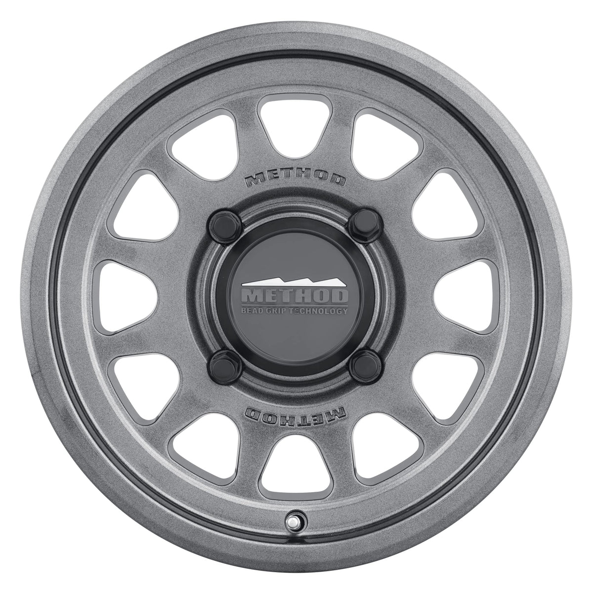 Method MR414 Bead Grip 15x7 / 4+3/13mm Offset / 4x136 / 106mm CB Graphite Wheel MR414570471243