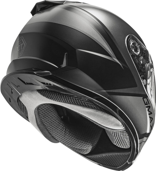 Gmax Ff-49S Full-Face Dual Lens Shield Snow Helmet (Matte Black/Grey, X-Large)