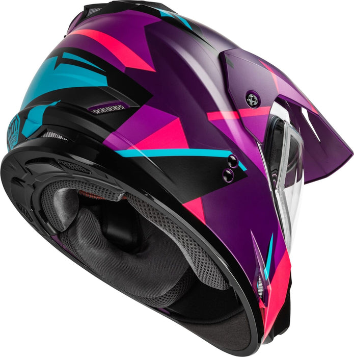 Gmax Gm-11S Adventure Electric Shield Snow Helmet (Matte Purple/Pink, X-Small) A4113913