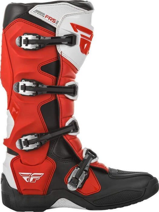 Fly Racing Fr5 Boots Red/Black/White Sz 13 364-71013