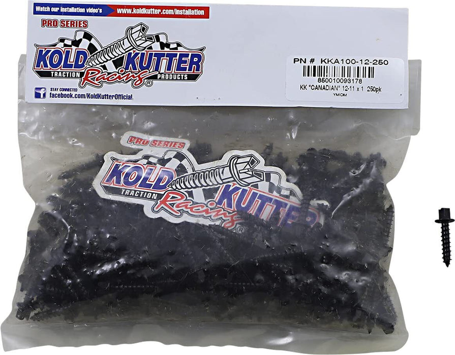 Kold Kutter Ice Racing Screws, Canadian - 1in.