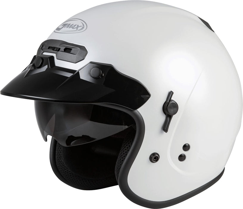 Gmax Gm-32 Open-Face Street Helmet (Pearl White, Large) G1320086