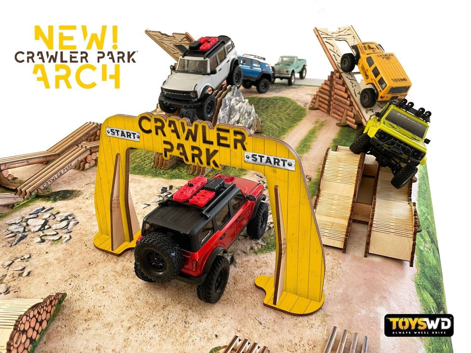 Toyswd Crawler Park Start Finish Arch Rc Crawler Park Circuit 1/24 1/18