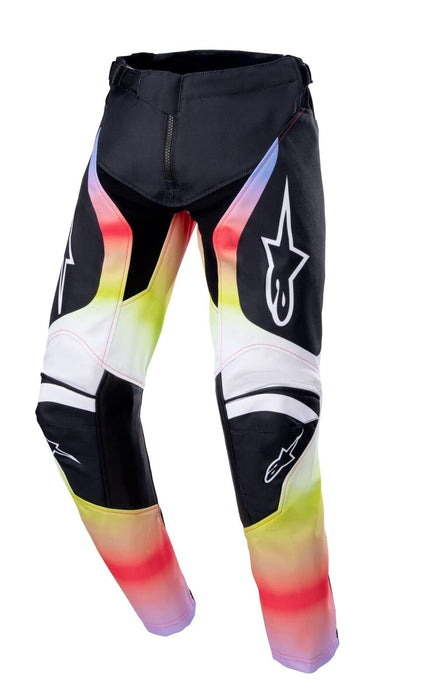 Alpinestars 2023 Youth Racer Semi Pants (Black Multicolor, Youth 26)