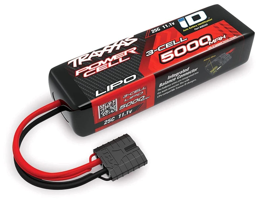 Traxxas Power Cell 3S 11.1V Lipo Battery, 25C 5000Mah, Id Connector 2832X