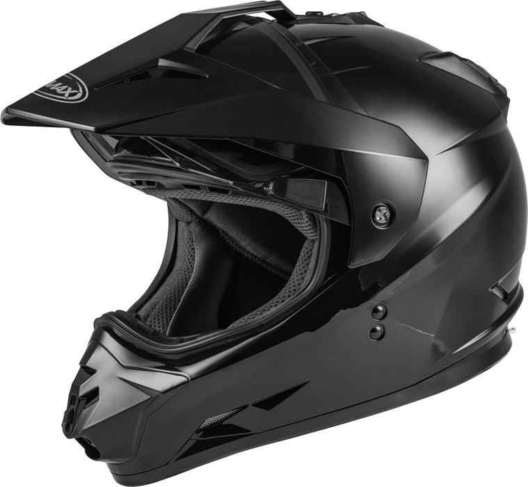 GMAX G5115026 GM11 Dual Sport Solid Color Helmet Lg Black