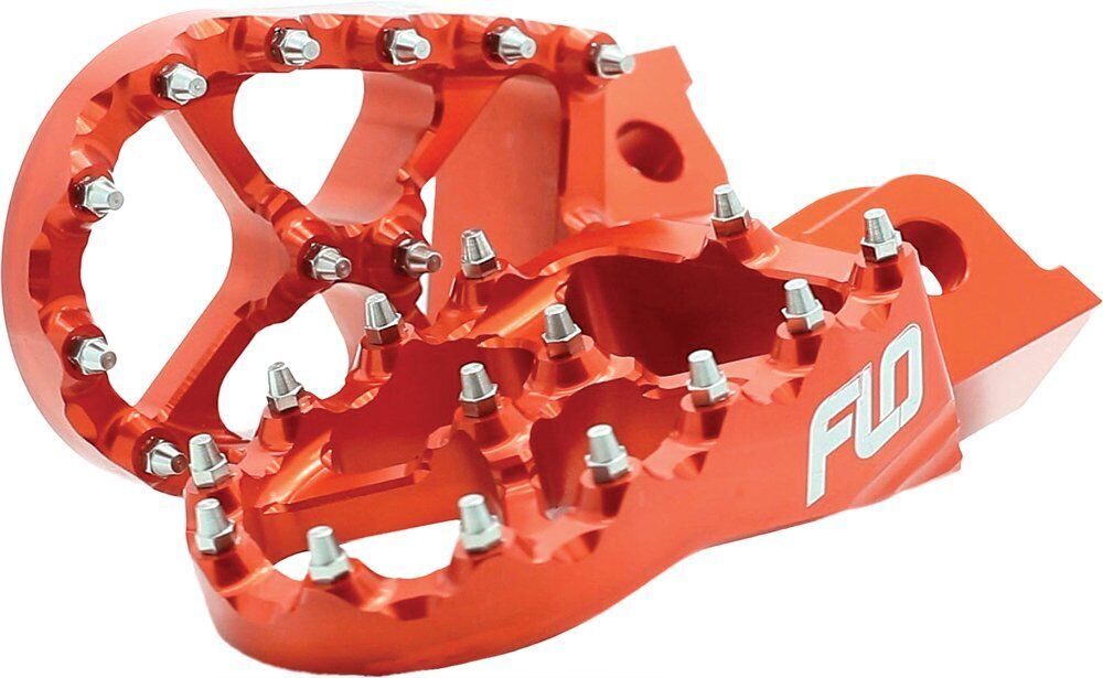 Flo Motorsports - FPEG-795-2 ORG - Pro Series Foot Pegs Orange Ktm/Hus