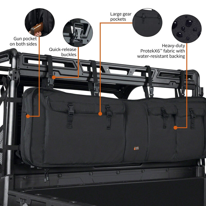 Classic Accessories Utv Double Gun Carrier, Black 18-129-010401-00