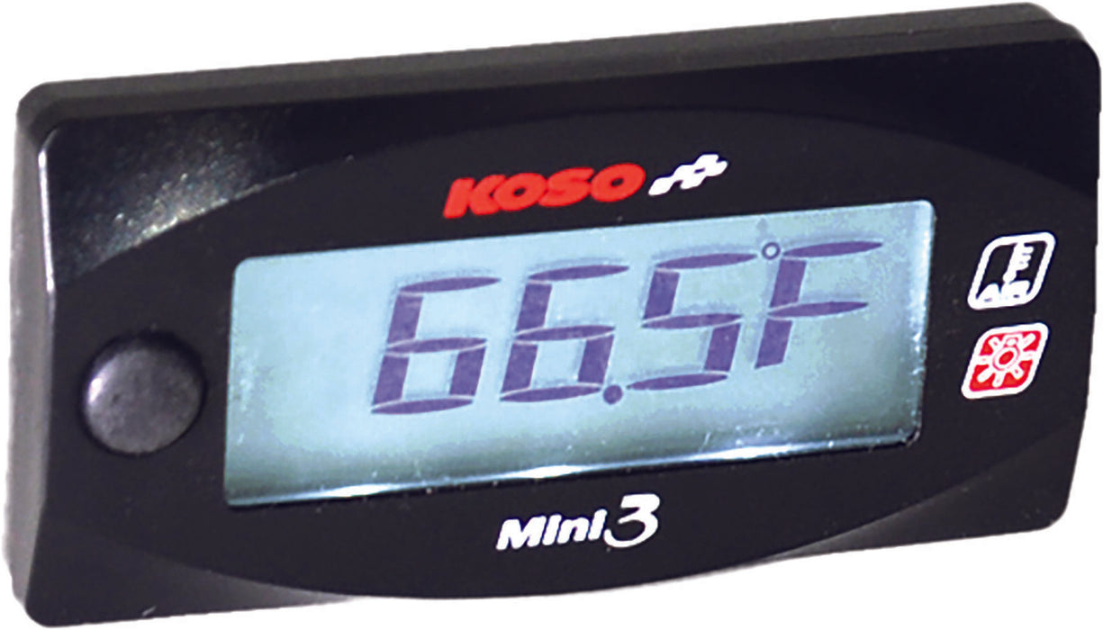 Koso Fits Mini 3 Ambient Air Temperature Motorcycle Gauge Universal Ba003270 BA003270