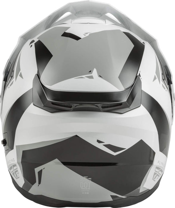 Fly Racing Odyssey Summit Helmet Black/White/Grey Md 73-8334M