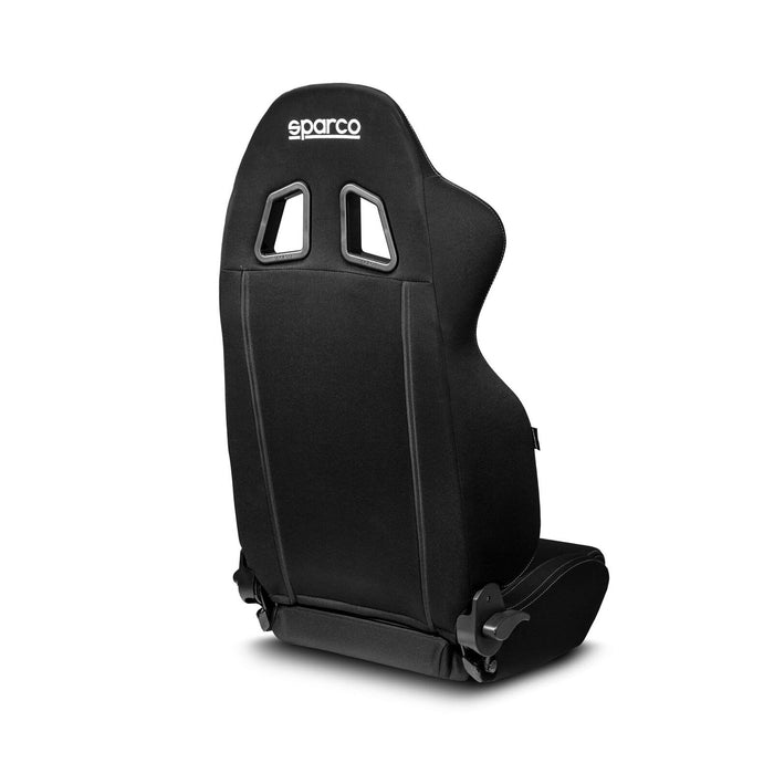 Sparco 009014Nrgr Seat R100 Reclining Bolsters Harness Fiberglass Black Gray 009014NRGR