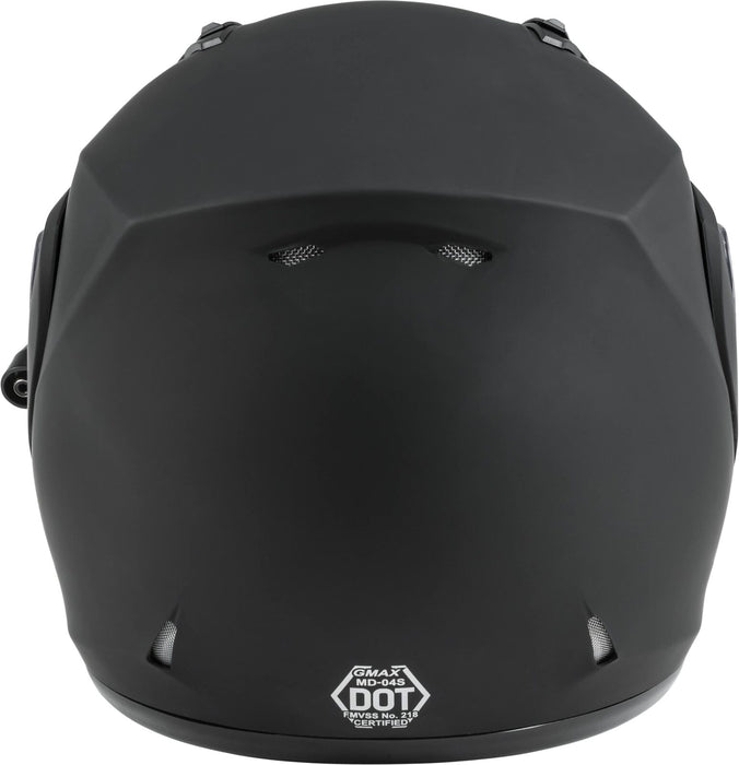 Gmax Md-04S Modular Snow Helmet W/Electric Shield Matte Blk Lg M4040076