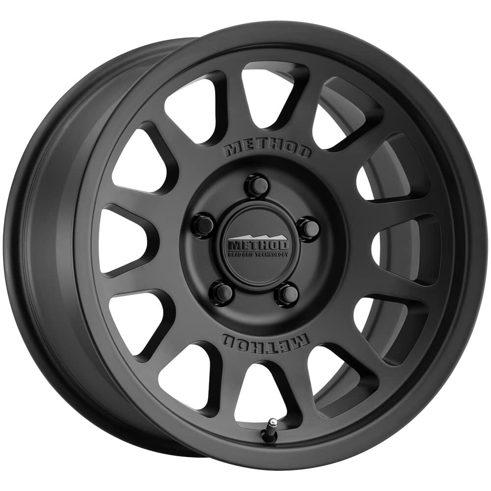 Method MR703 17x9 / -12mm Offset / 71.5mm Bore / 5x5 BP / 4.8in BS Matte Black Wheel MR70379050512N