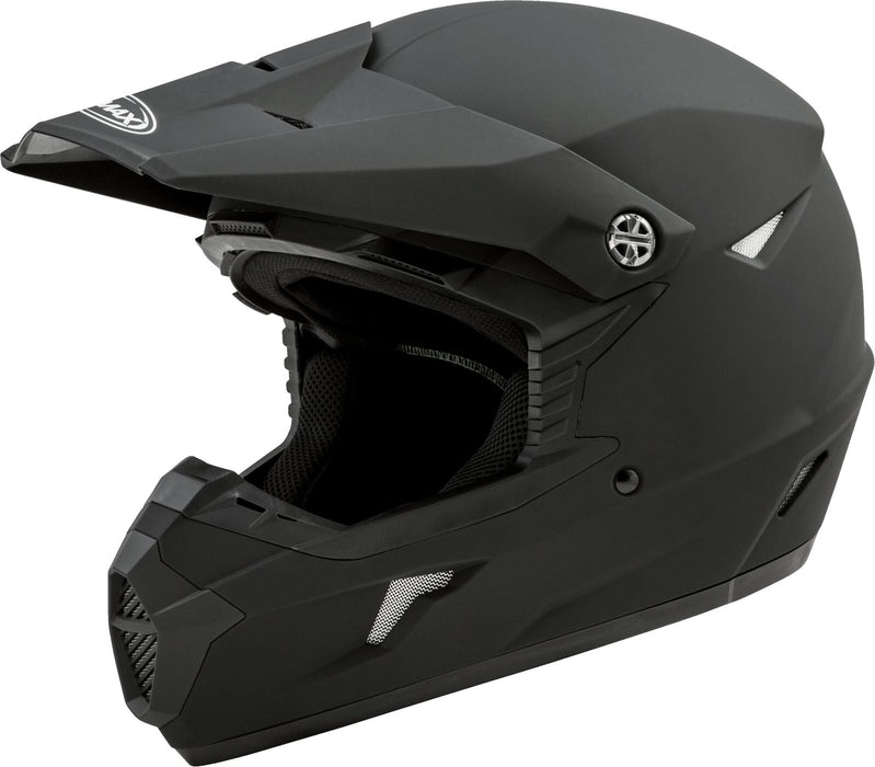GMAX MX-46 Off-Road Motocross Helmet (Matte Black, Medium)