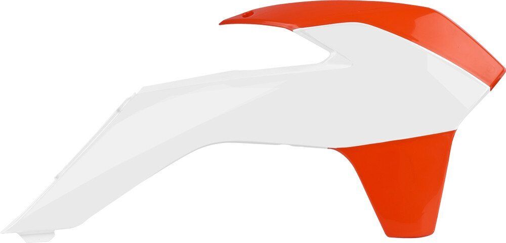 Polisport Radiator Shrouds Scoops Plastic Orange White Ktm 8417400001