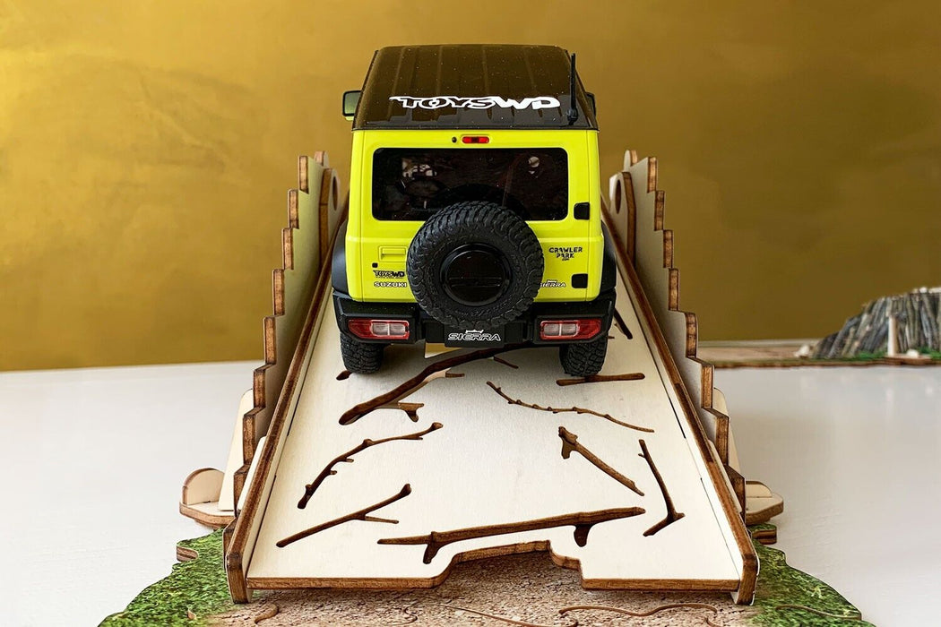 Toyswd Crawler Park Seesaw Obstacle For 1/24 1/18 Rc Crawler Park Circuit