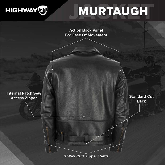 Highway 21 Murtaugh Jacket Black 4X 489-10254X