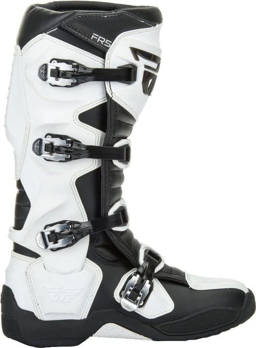 Fly Racing Mens Mx Offroad Atv Fr5 Boots White 9 364-70409
