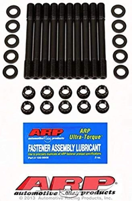 ARP ARP207-4702 0.5 in. 12 Point Nuts Cylinder Head Stud Kit for Mitsubishi ARP2000 - Black Oxide