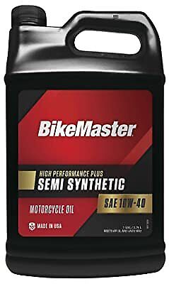 Bikemaster Semi-Synthetic Motorcycle Oil 1Gal 10W40 532317