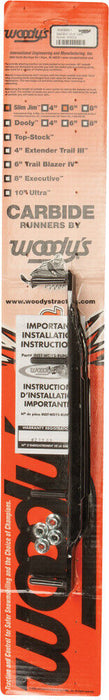 Woodys Sa4-9750 Slim Jim Dooly 4 Inch Carbide Runners For Atctic Cat Models SA4-9750