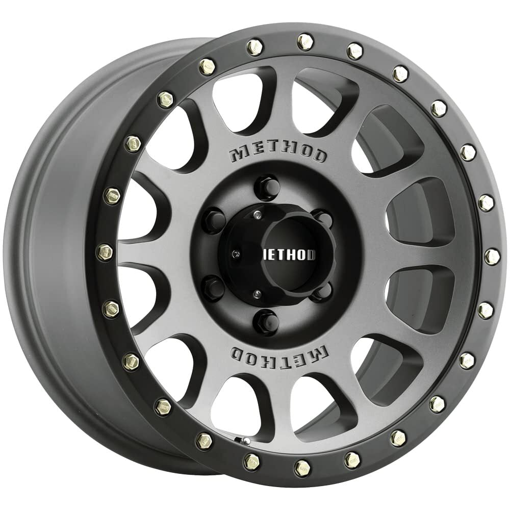 Method MR305 NV 16x8 / 0mm Offset / 6x5.5 BP / 108mm CB / Titanium Matte Black Lip MR30568060800