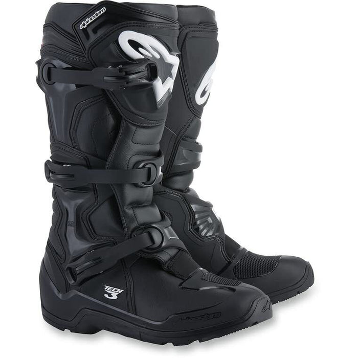 Alpinestars Tech 3 Riding Boots Offroad Mx/Atv Black/White Size 11 2013118-10-11