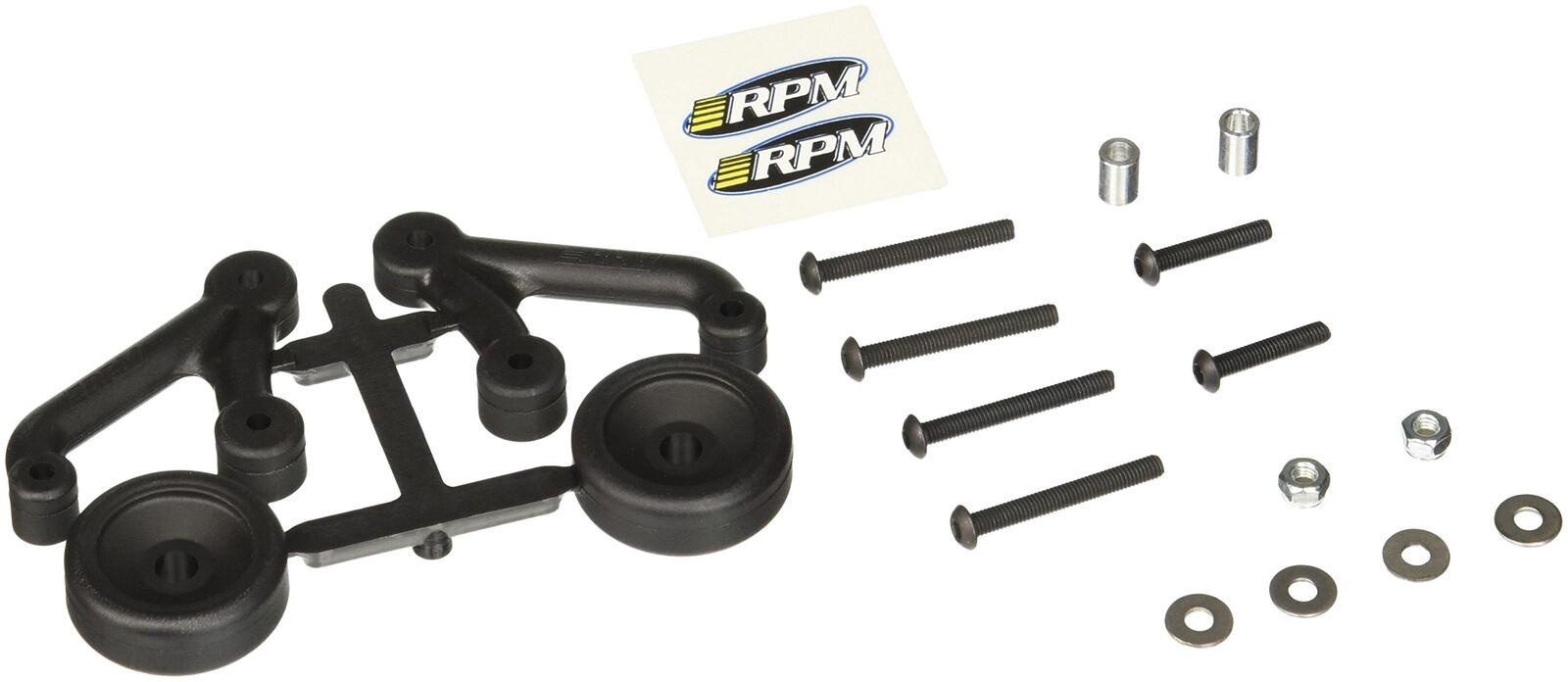RPM Low Visibility Wheelie Bars, Black