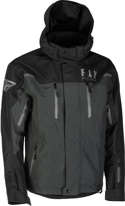 Fly Racing 2023 Incline Jacket (Black/Charcoal, Large) 470-4103L