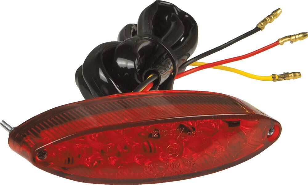 K&S K S Led Brake Light Assembly Red Wire Yellow Ground Black/Tail Red/Stop 25-6605S
