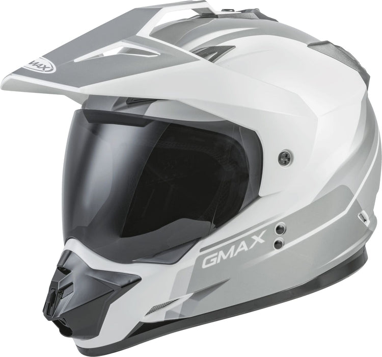 Gmax Gm-11 Dual Sport Helmet (White/Grey, Medium) G1113245